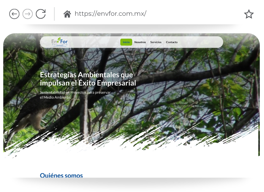 Web ENVFOR Consultoría