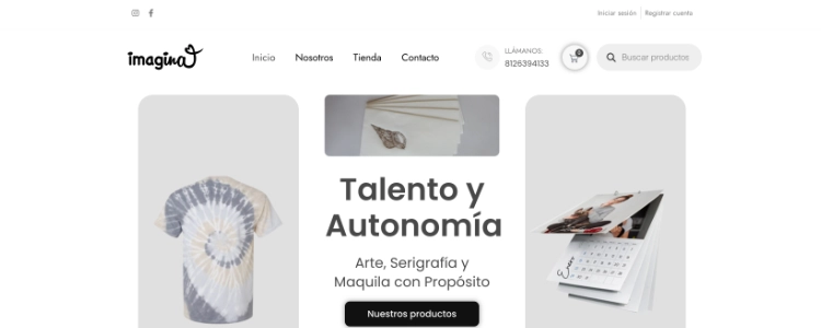Ejemplo de Ecommerce Taller Imagina
