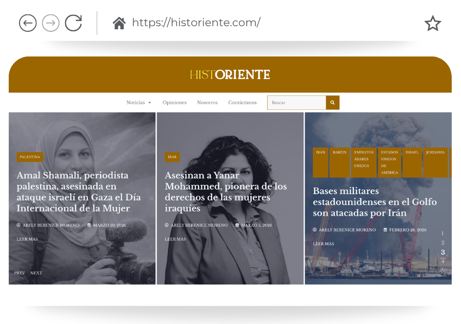 Página Web Historiente Blog