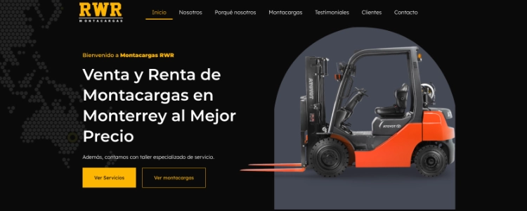 onepage montacargasrwr ejemplo