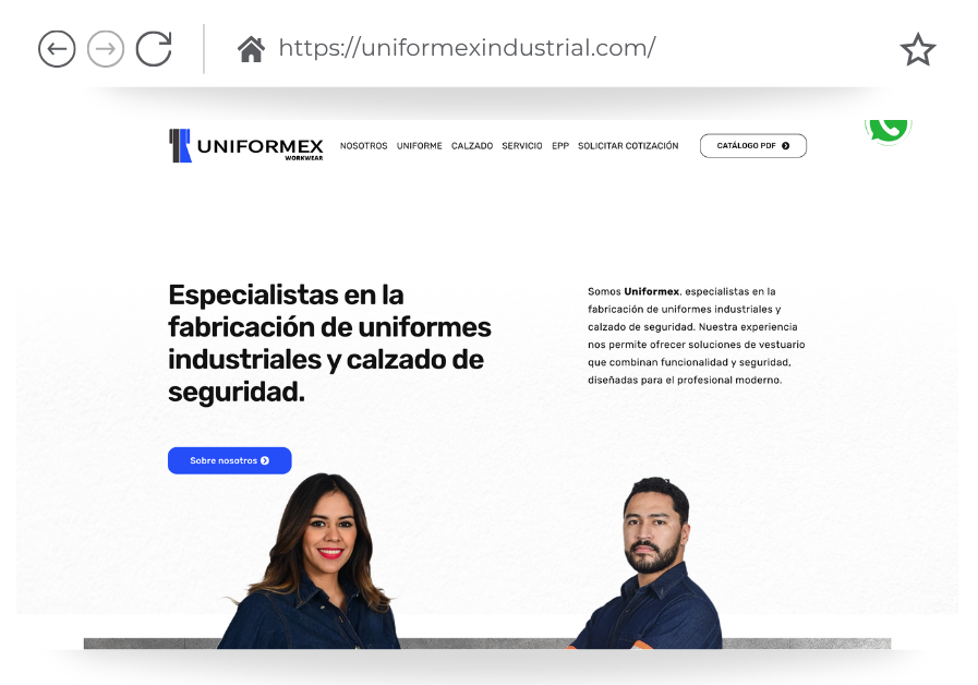 Catálogo Web Uniformex Industrial
