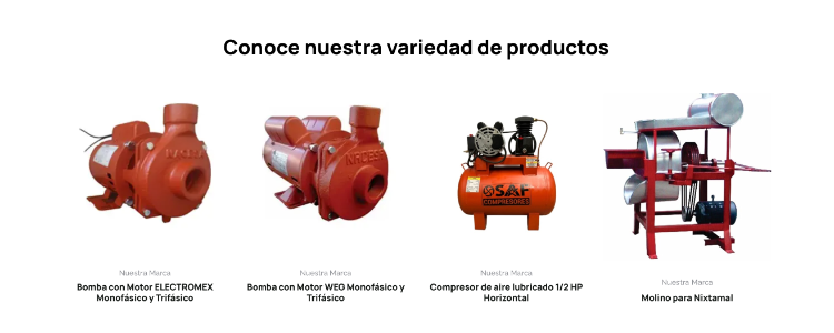 Diseño de Páginas Web 13 Suministros Agrofereteros Catálogo Web