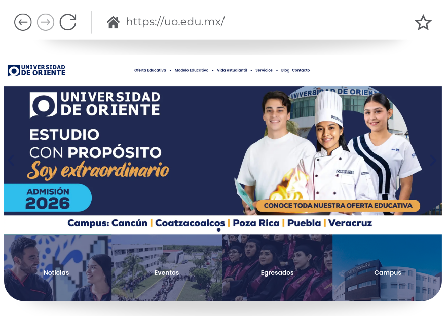 Diseño de Páginas Web 25 Universidad de Oriente